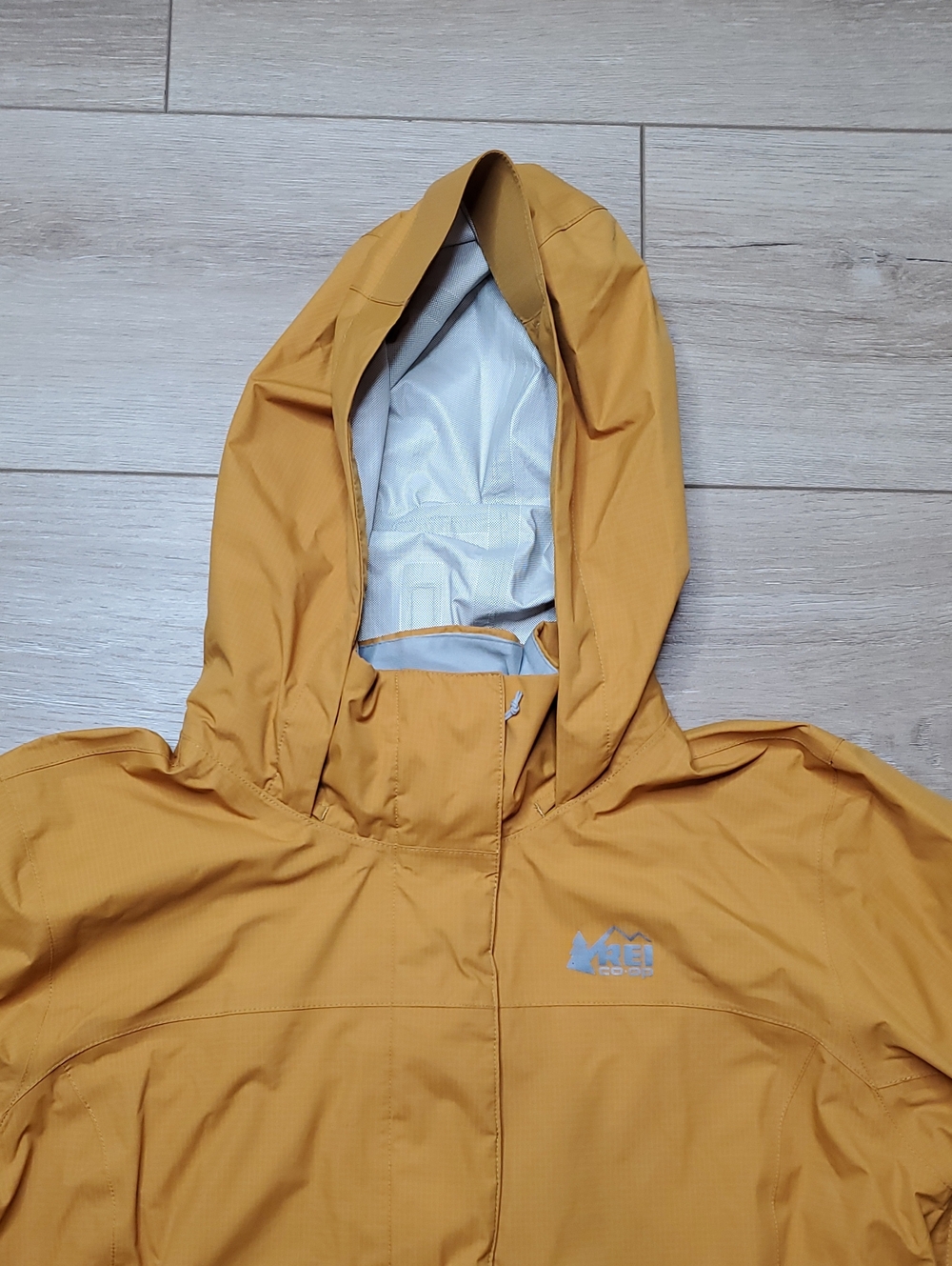 REI Co-op Peak 2.5L Jacket Womens Hooded Rain Windbreaker Outdoor Size Large - Picture 2 of 13